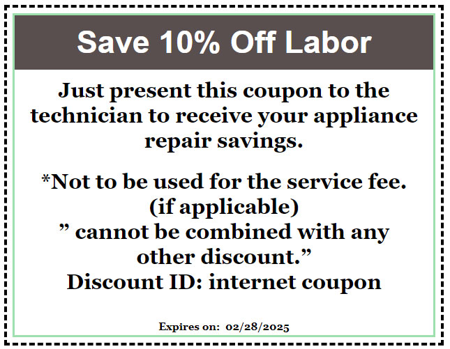 Appliance Repair Coupon